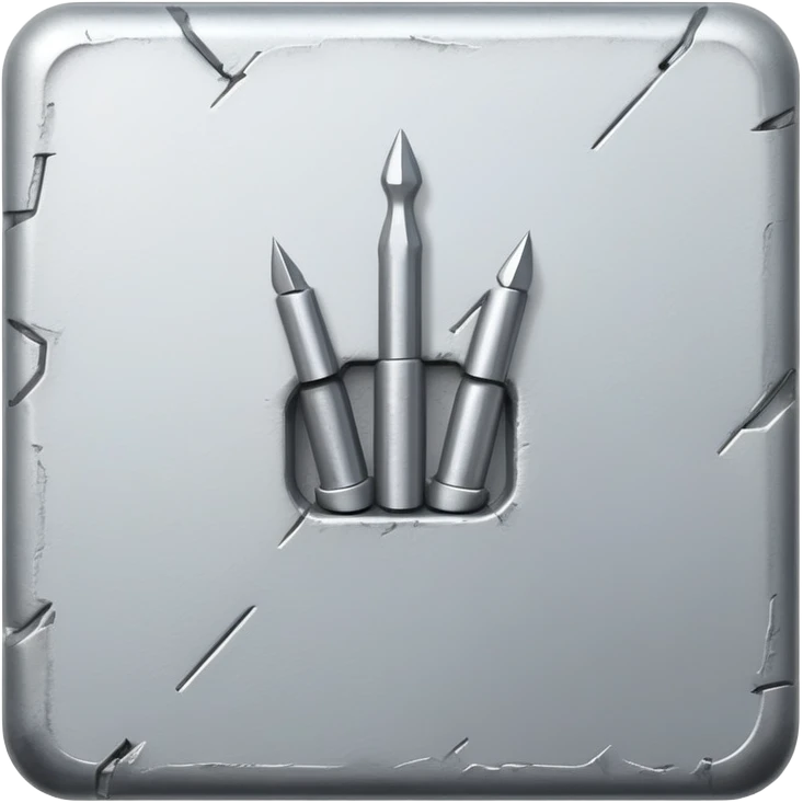 metal wall nail emoji