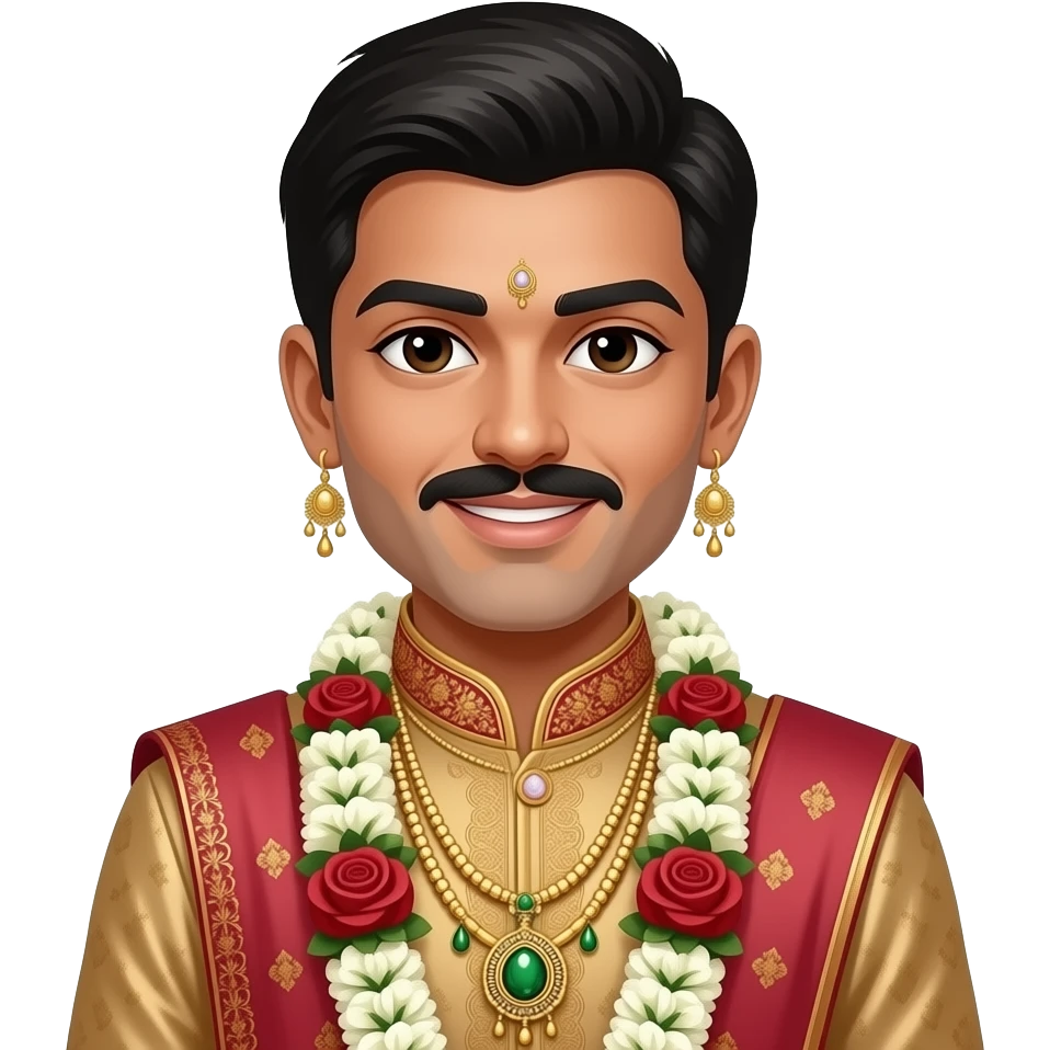 Marathi groom emoji