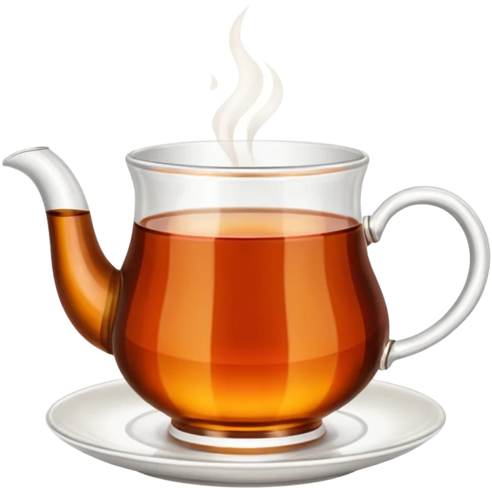 Turkish tea in the turkish tea cup emoji