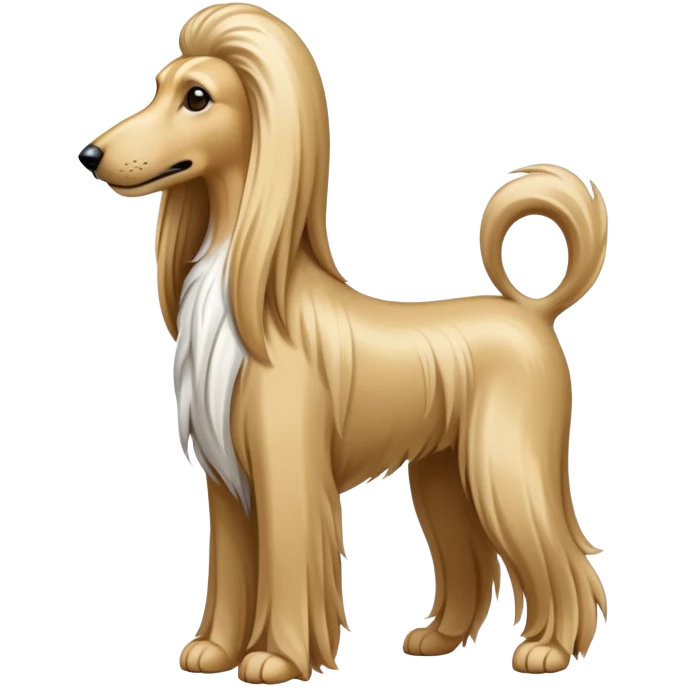 Afghan hound emoji