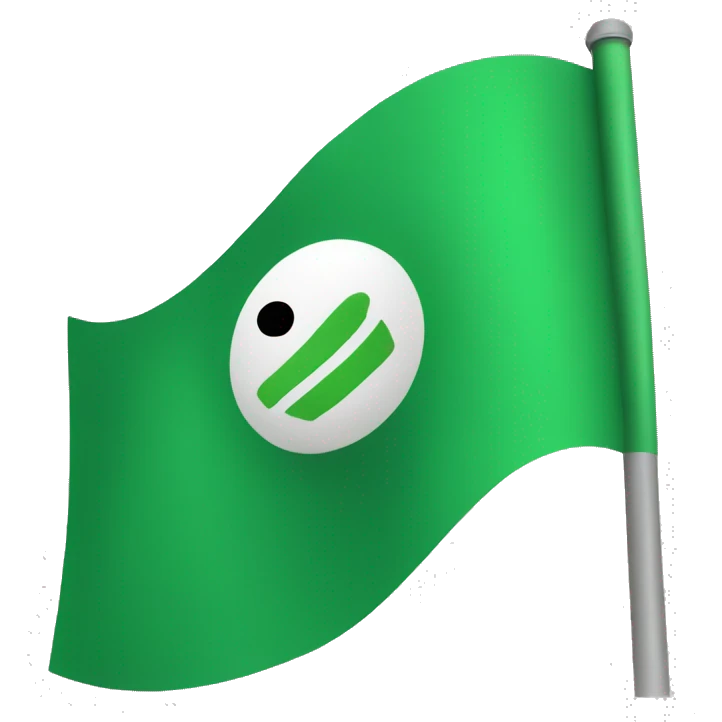 Green flag  emoji