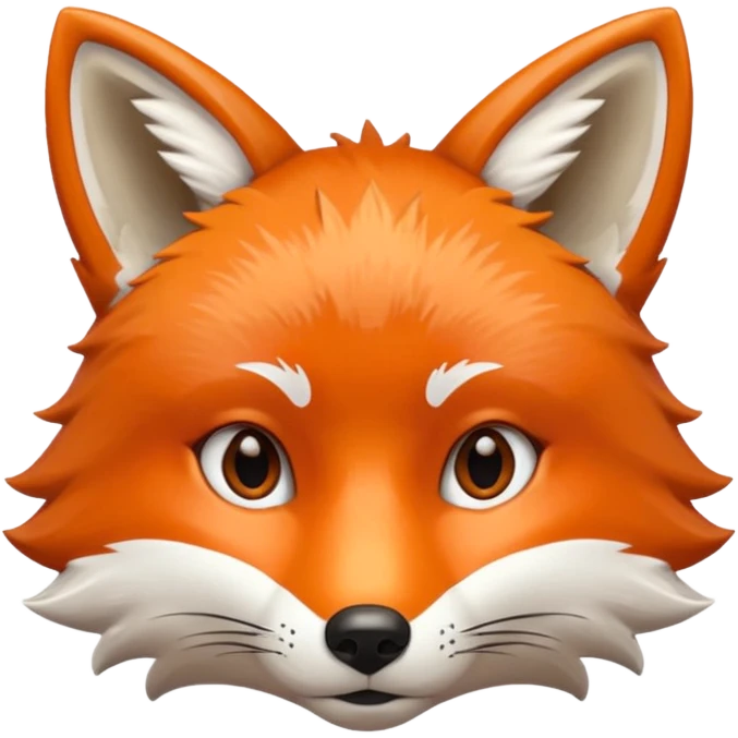 fox face detailed emoji