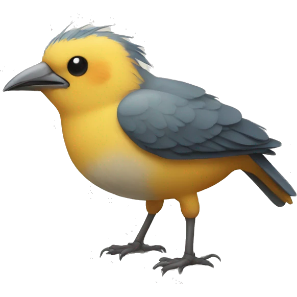 Deformed bird emoji