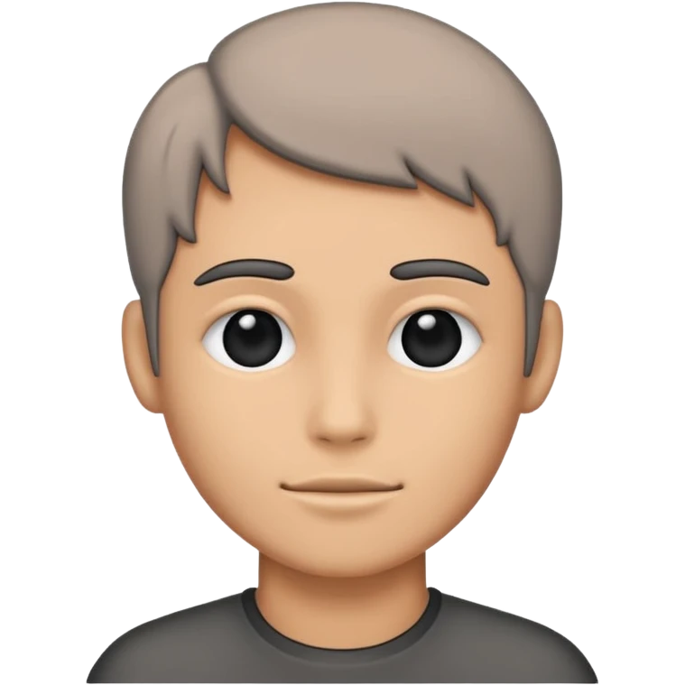 Generate silhouette of a human, not specific to any gender. Don't add eyes or hair. make it gray with a dark gray outline. emoji