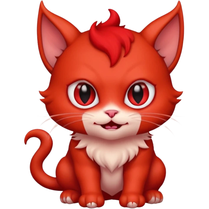 baby devil cat emoji