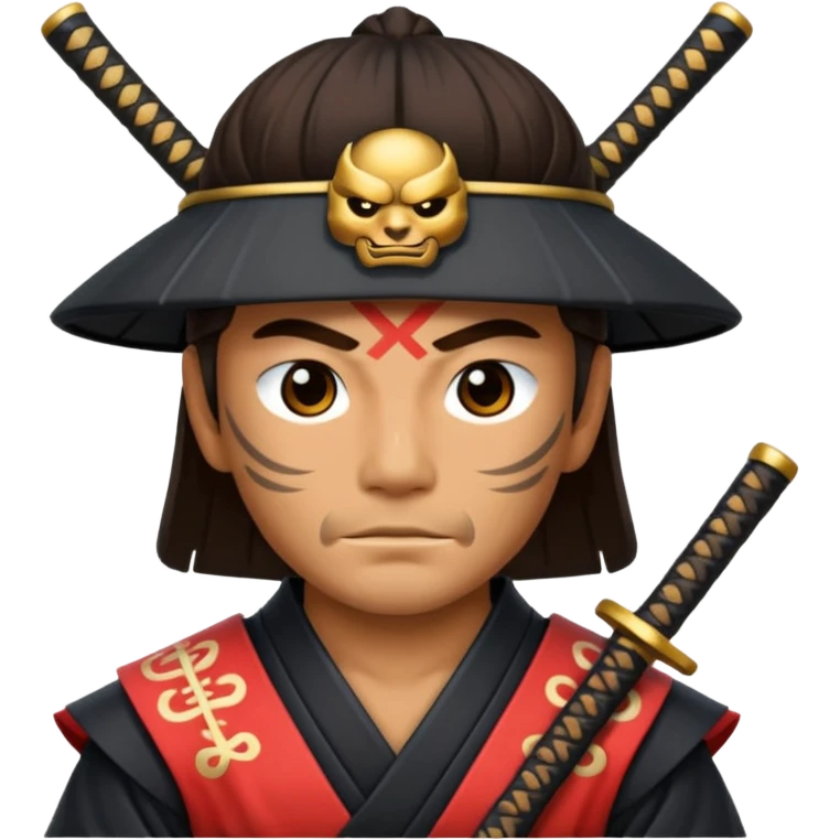 cool samurai emoji
