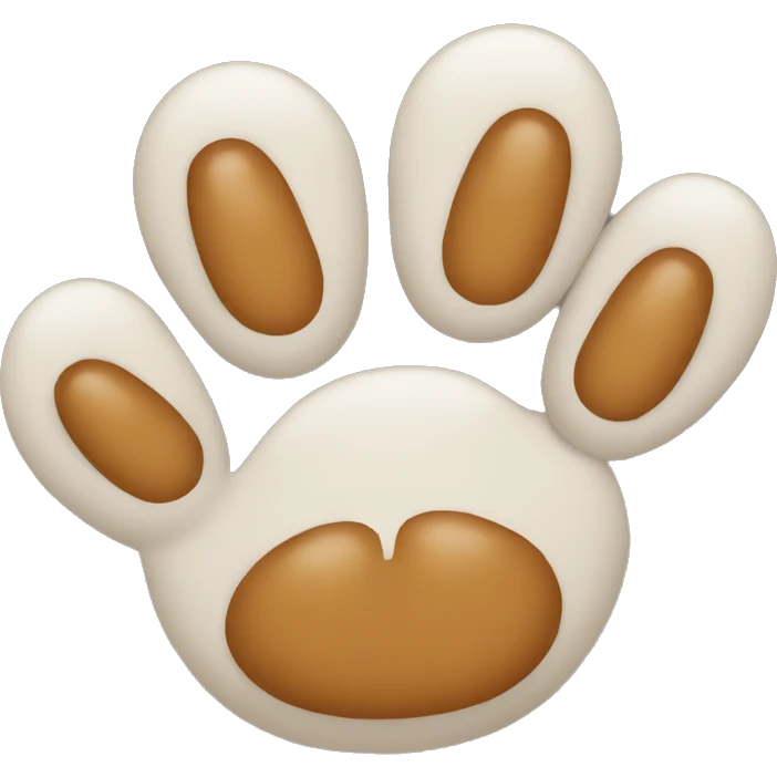 Dog feet emoji