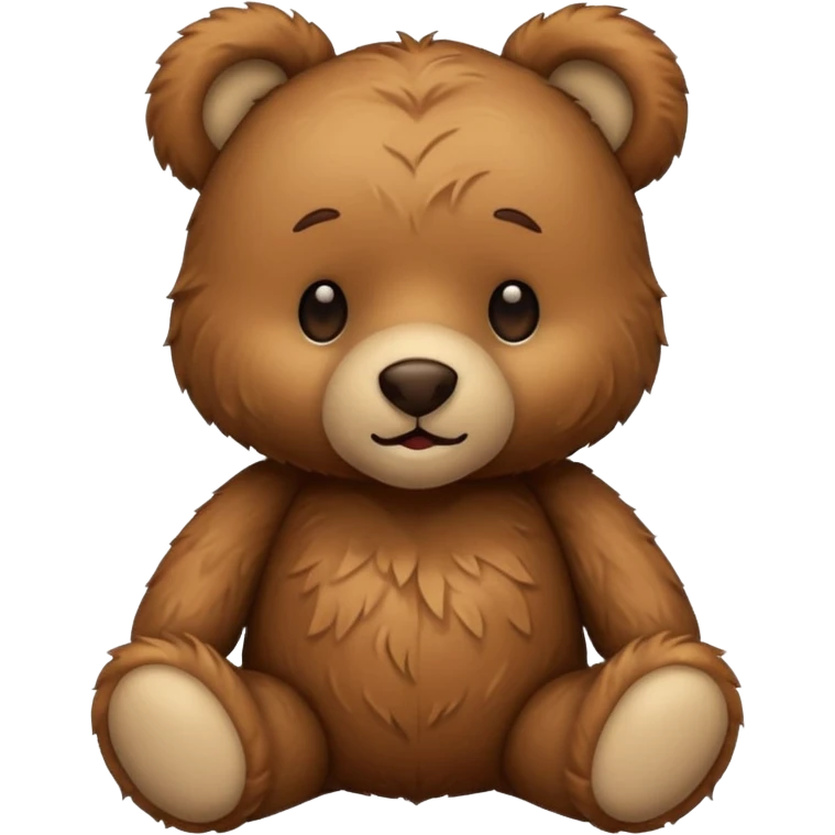 teddy bear brown emoji