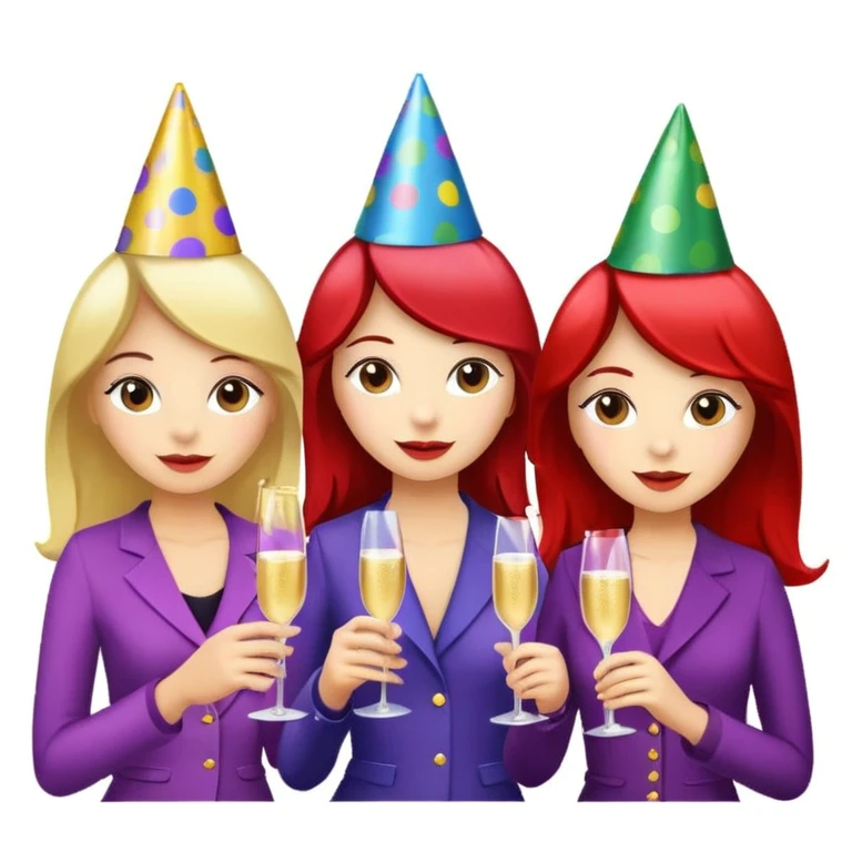 girls party in club emoji