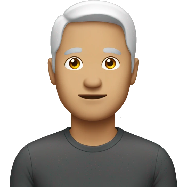 half philippino half white mid age man emoji
