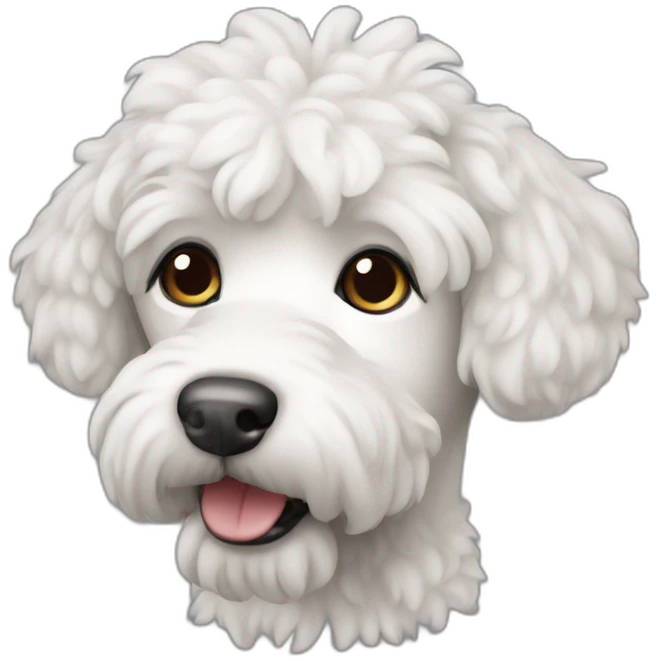 CANICHE WHITE emoji