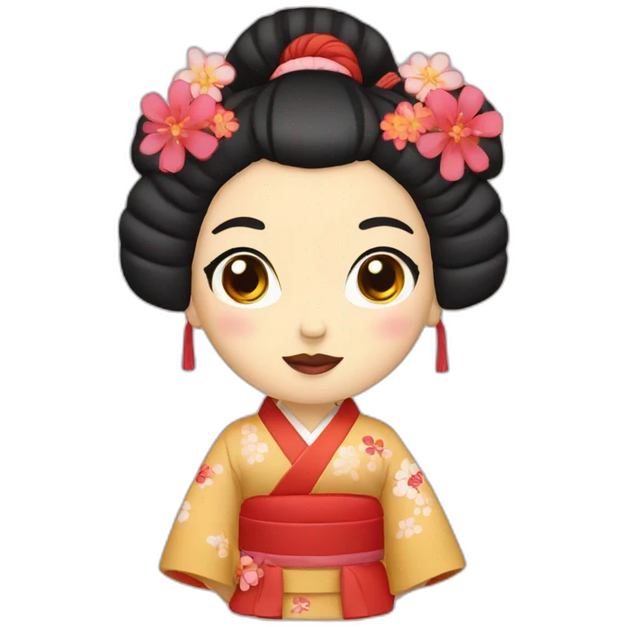 geisha girl emoji