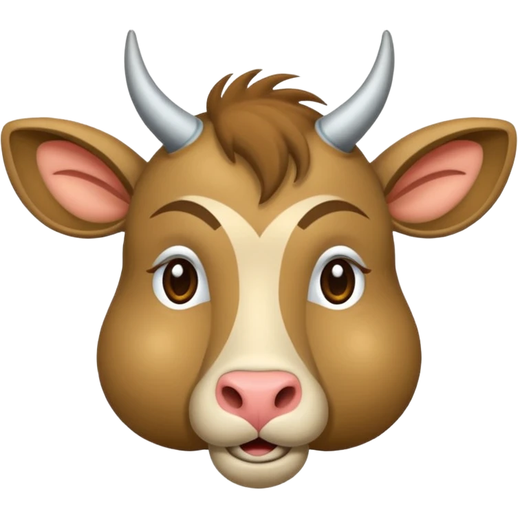 Slede getrokken door een eland emoji