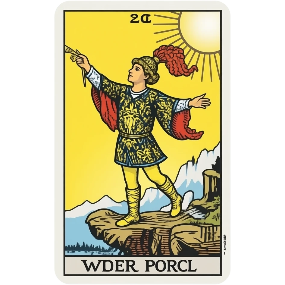 The fool tarot card emoji