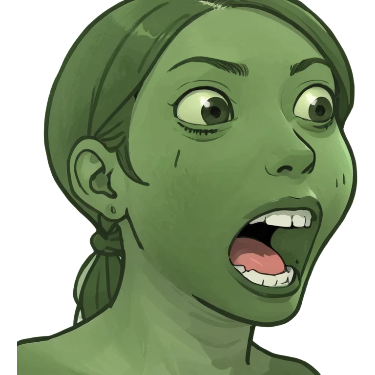 girl choking ￼ emoji