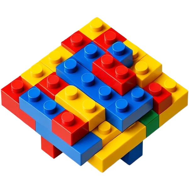 abstract lego brick icon emoji