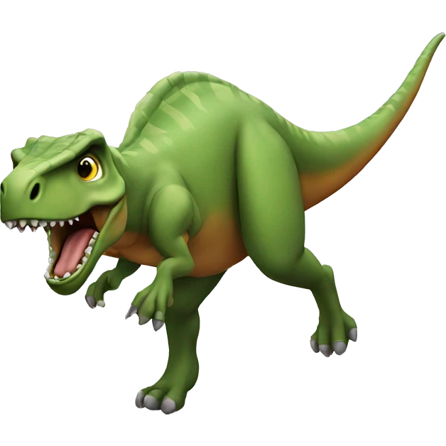 Dinosaur running emoji