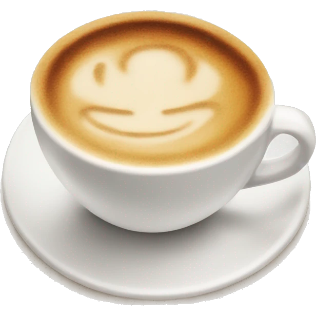 A cup of coffee latte emoji