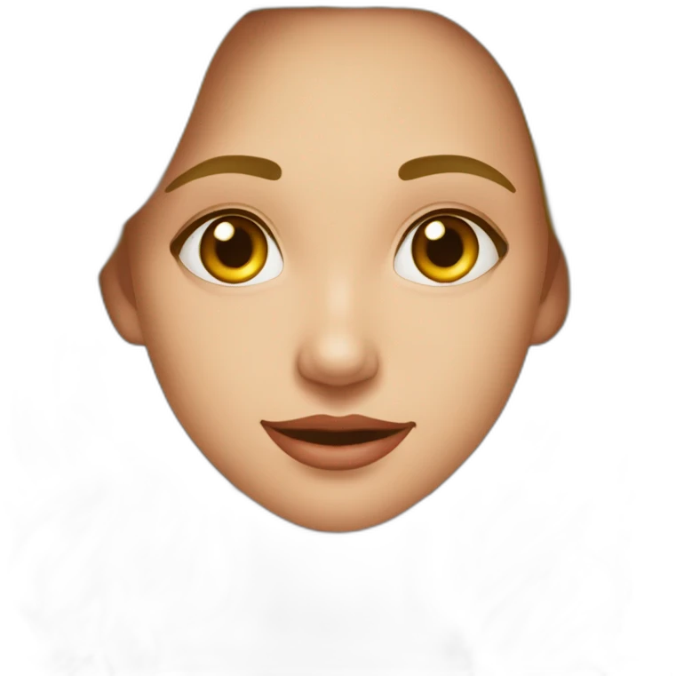 Художница с красными волосами и кистью в руках emoji