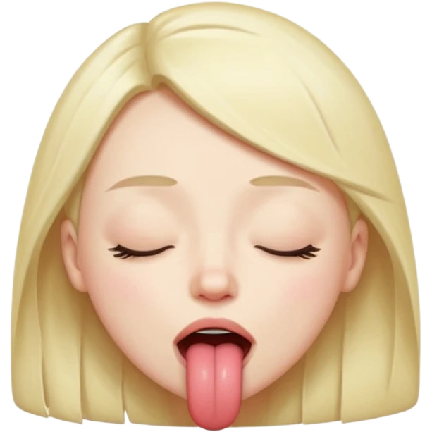 Tongue out closed eyes emoji