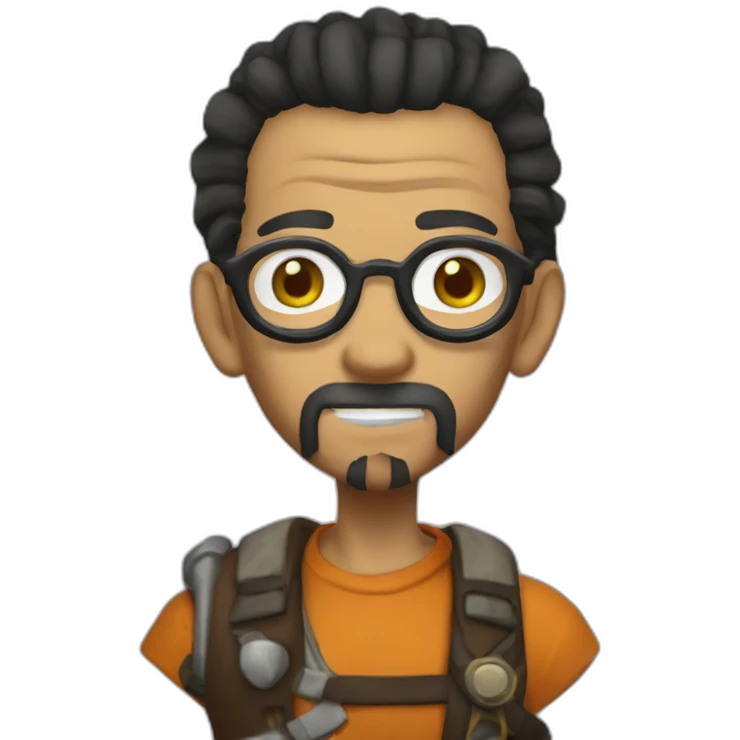 Usopp as gordon freeman emoji