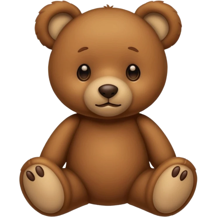 Brow Teddy bear emoji