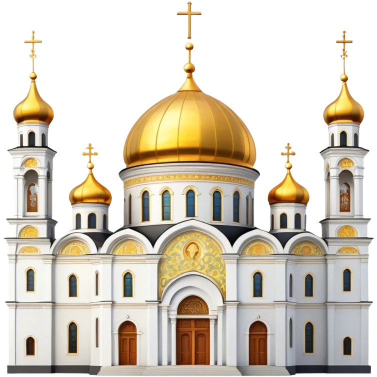 Orthodox church with golden dome emoji