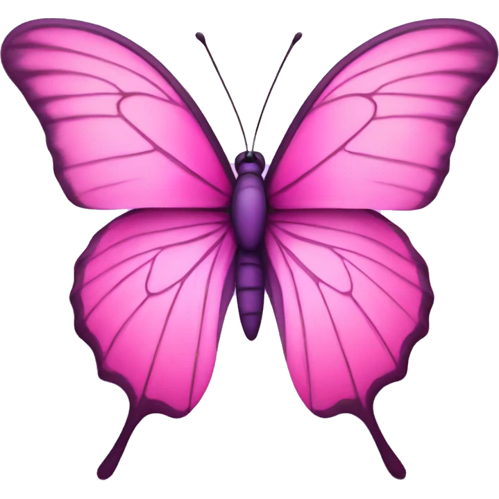 Beautiful purple and pink butterfly emoji