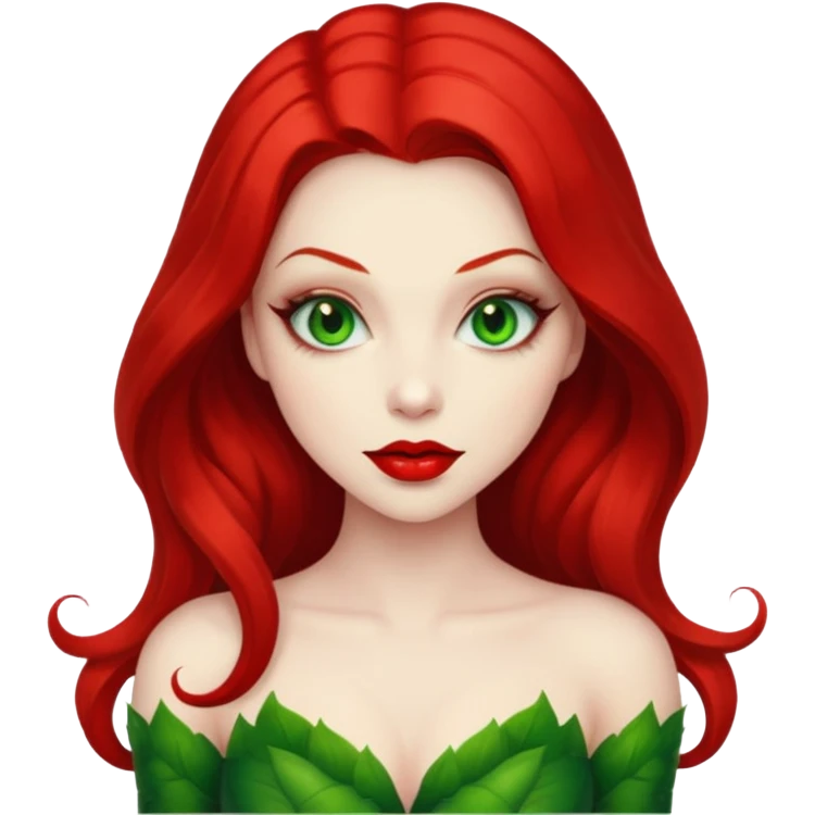 poison ivy face only emoji