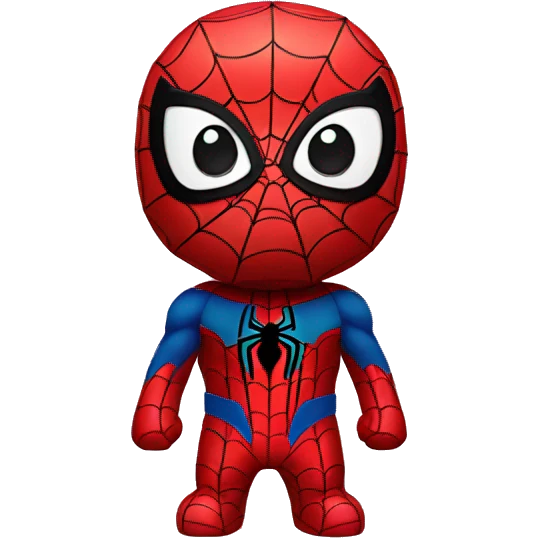 Cute spiderman emoji