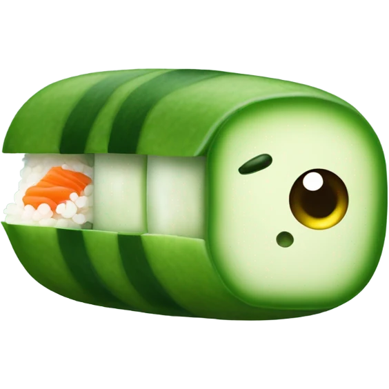 cucumber sushi emoji