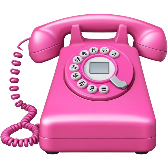 Pink Phone emoji