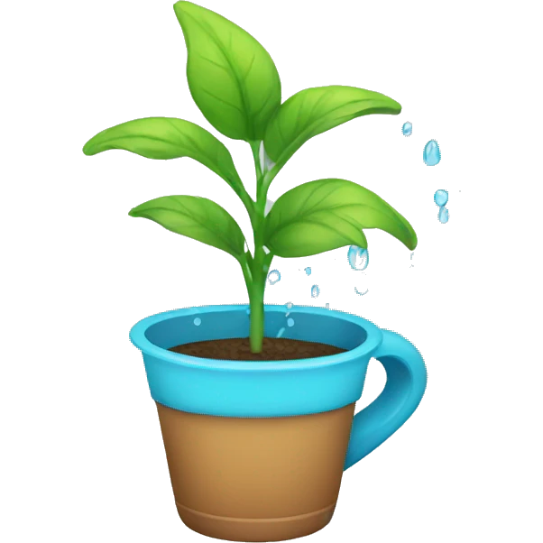watering plant emoji