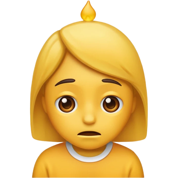 sad but celebrating emoji