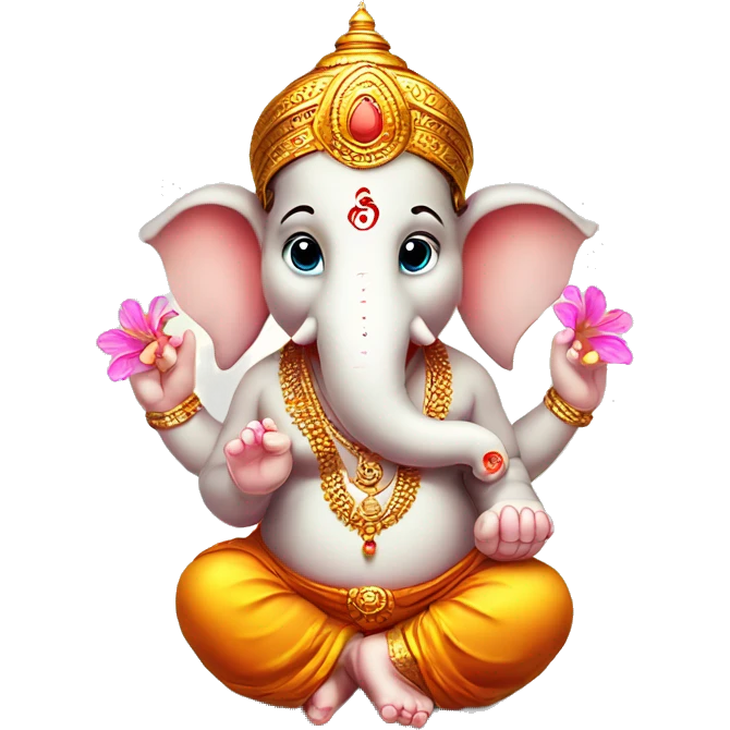 Cute ganpati bappa emoji
