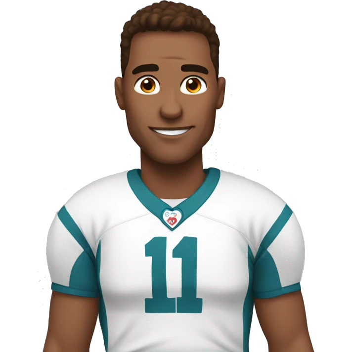 a heart that says i love peyton emoji