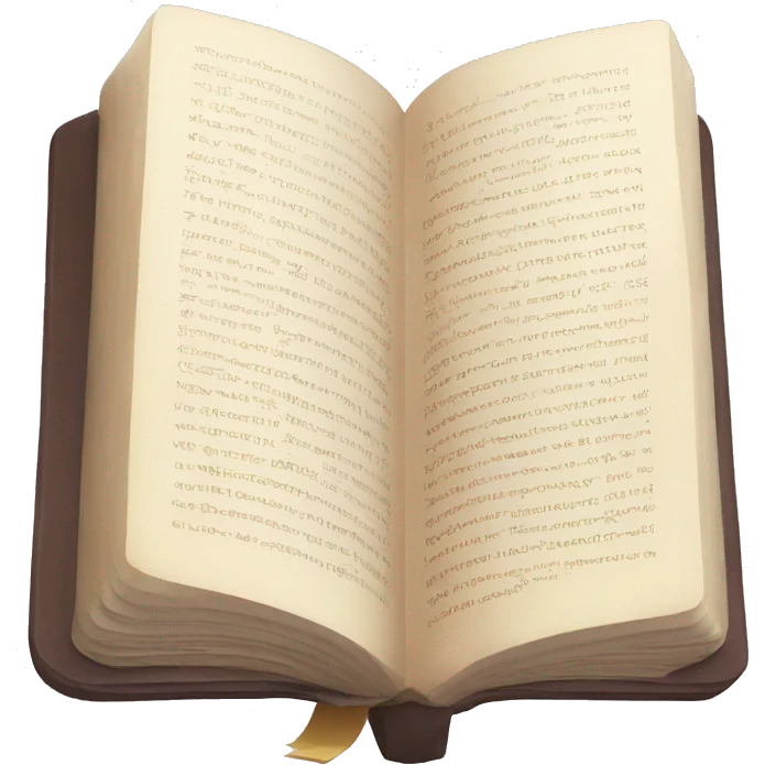 Design an open bible icon emoji