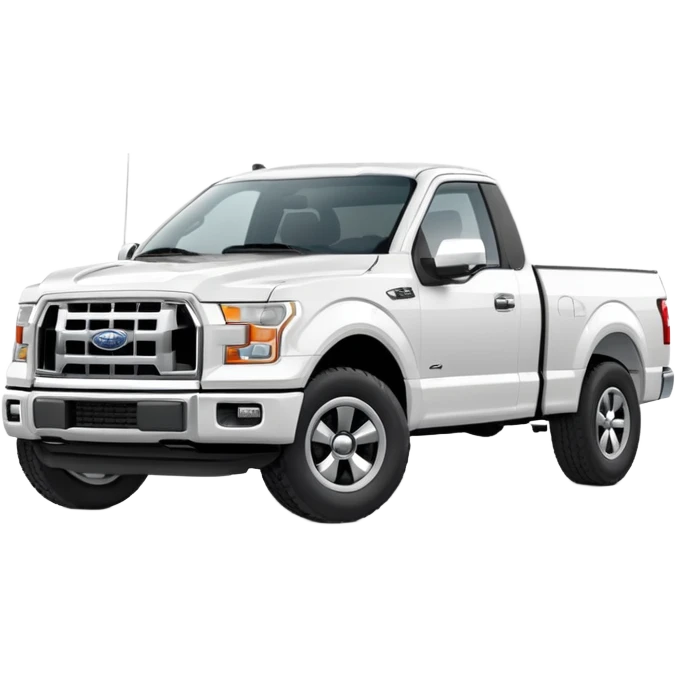 Low white f-150 emoji