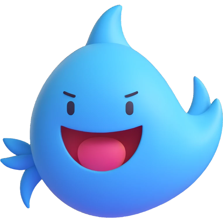 Rimuru Tempest character, 3D emoji style emoji