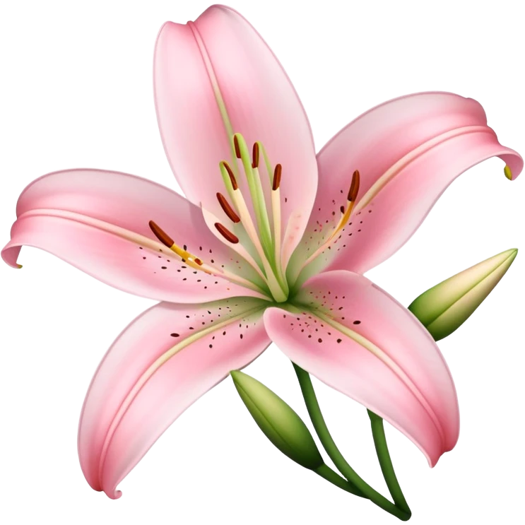 light pink lilium emoji