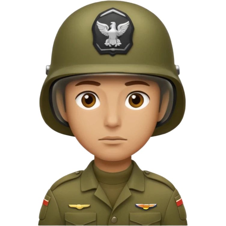 create me a emoji for discord, it should be a soldier. emoji