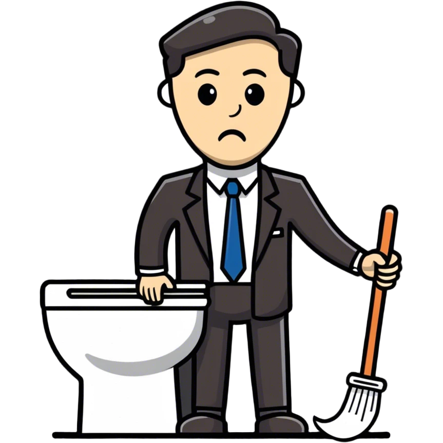 Toilet man  emoji