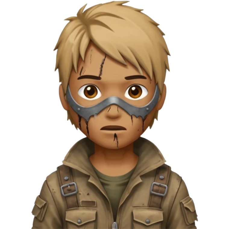 Video game post apocalyptic raider lifelike jumpsuit emoji