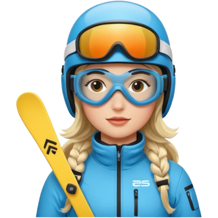 Female Skier emoji