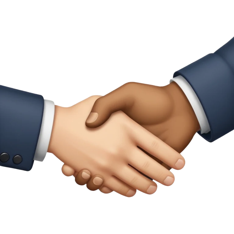 saludar de mano emoji