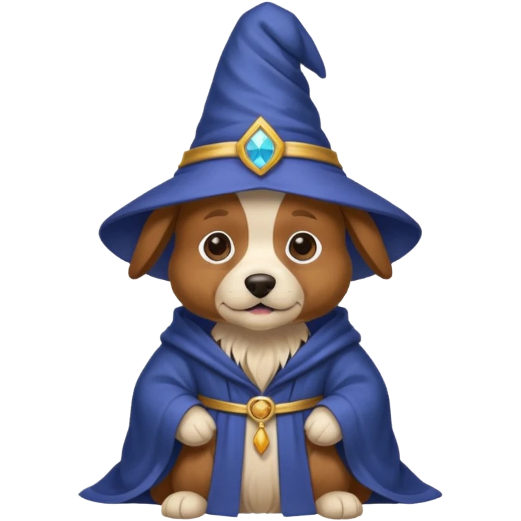 Dog wizard emoji