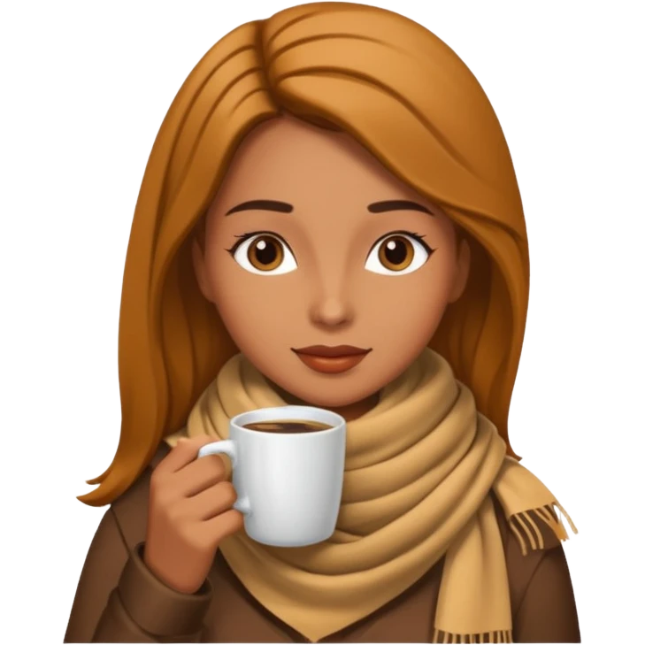 woman drining coffee emoji