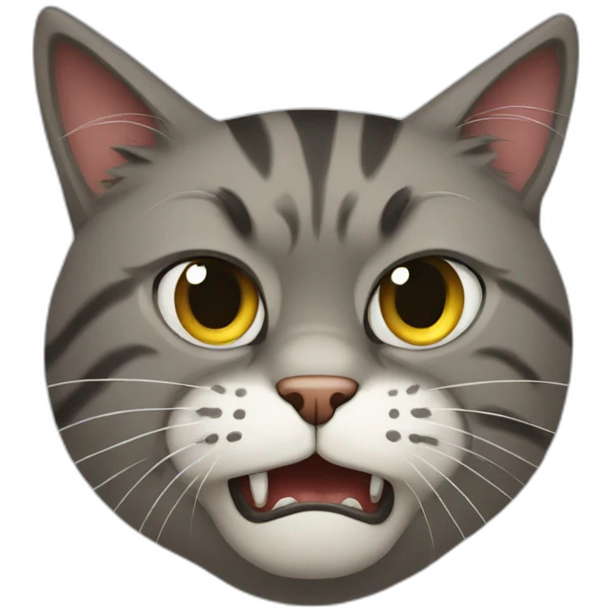 Angry cat emoji
