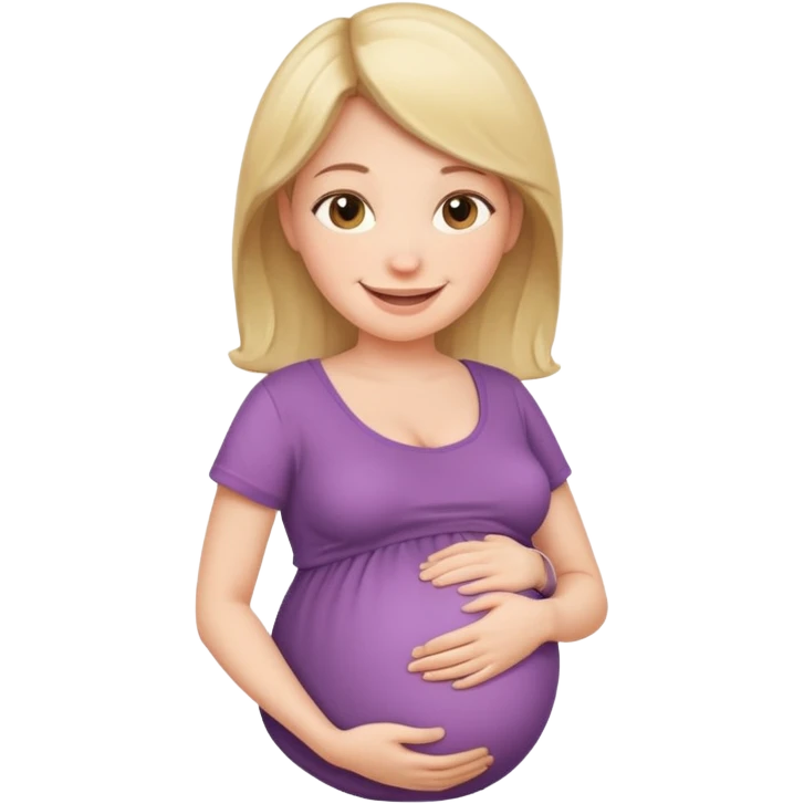 Make a pregnant woman emoji