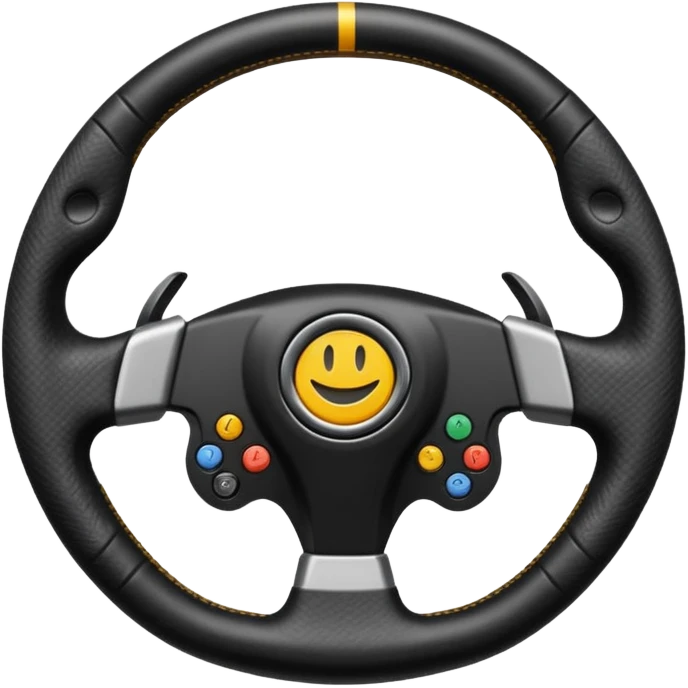 Racing sterring wheel emoji